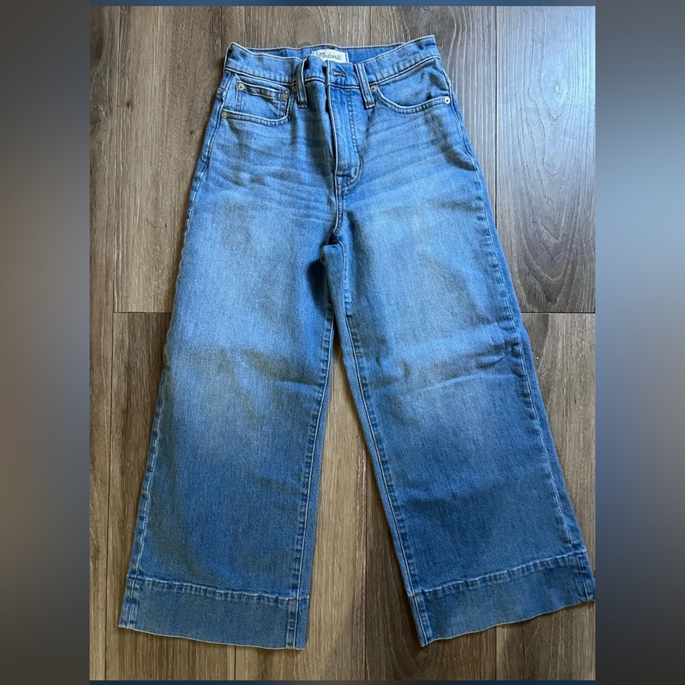 Madewell Wide-Leg crop Jeans
